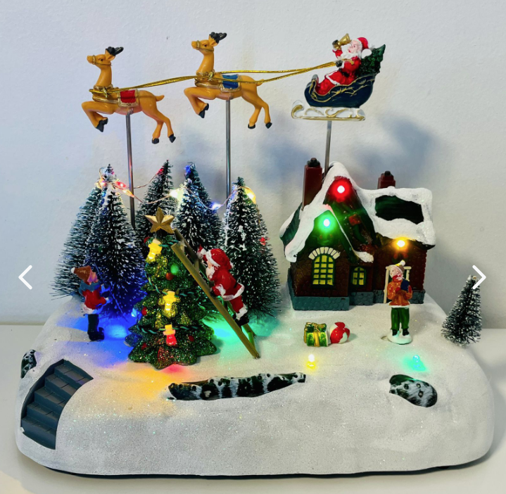 PUEBLO NAVIDEÑO TRINEO DE SANTA