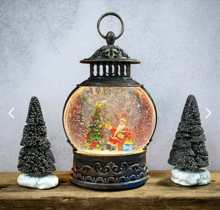 LINTERNA OVALADA COLGANTE DE NAVIDAD