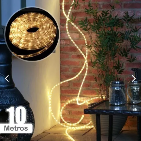 MANGUERA LUCES  NAVIDAD 10 METROS